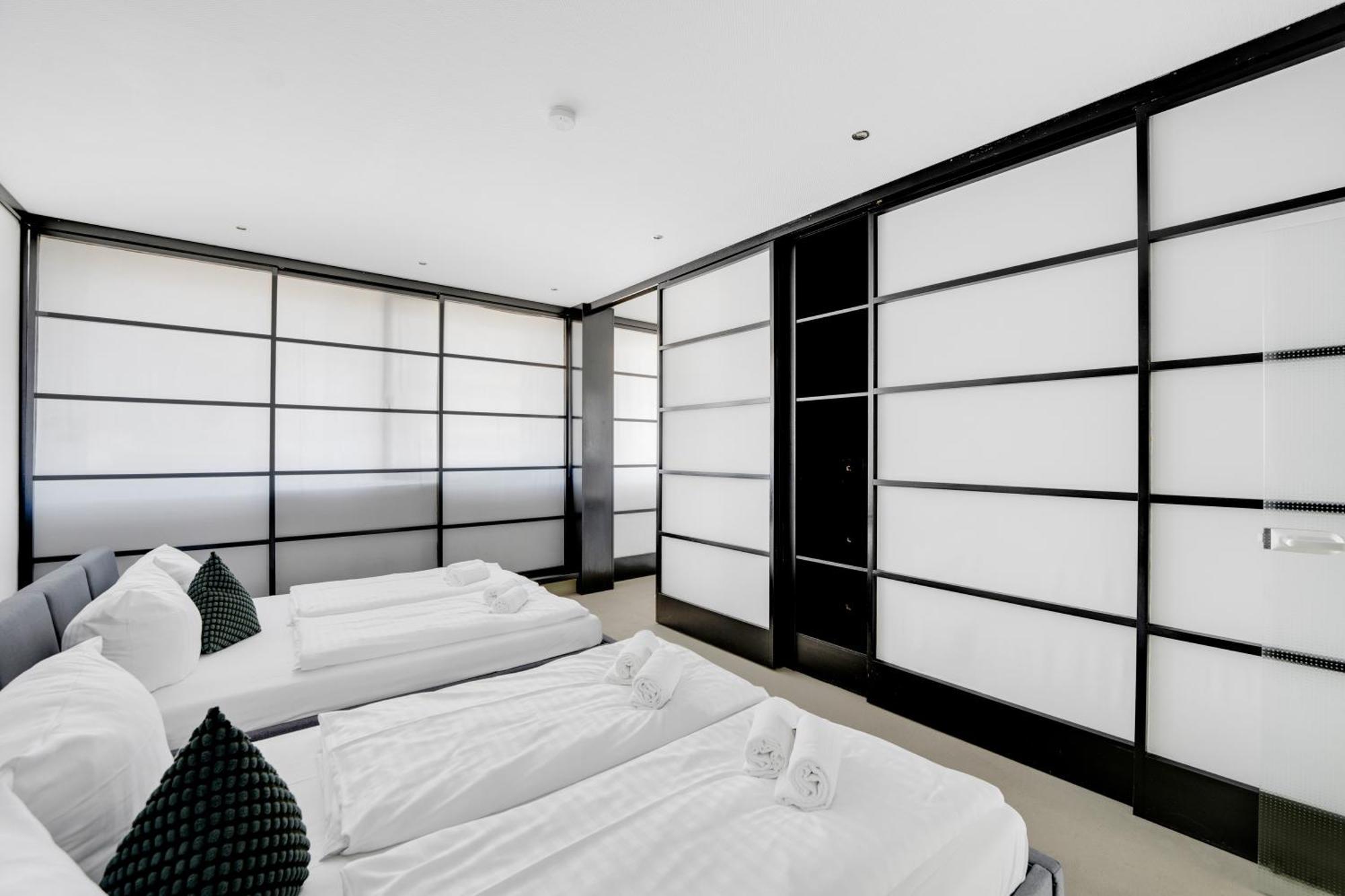 Exklusives Penthouse Japandi 232Qm, Whirlpool , 25Min Bis Duesseldorf Messe Apartment Monchengladbach Exterior photo